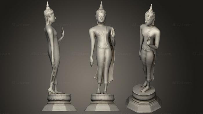 Buddha figurines (Buddha 12, STKBD_0113) 3D models for cnc